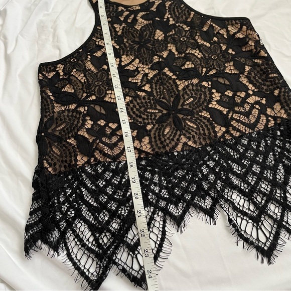 Express Black Lace Sleeveless Top XS Women - Picture 10 of 10